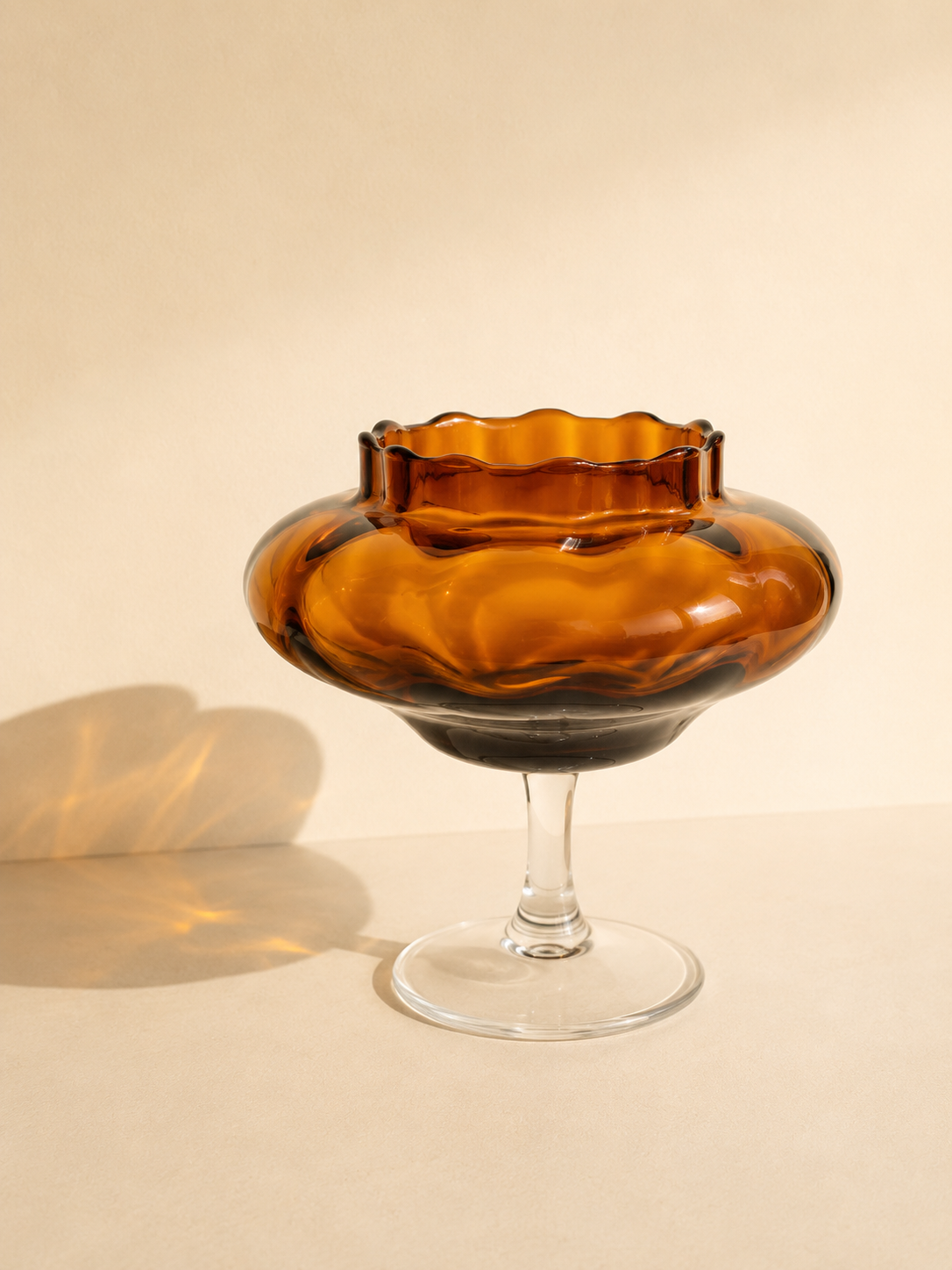Coupe sur pied — verre d’Empoli