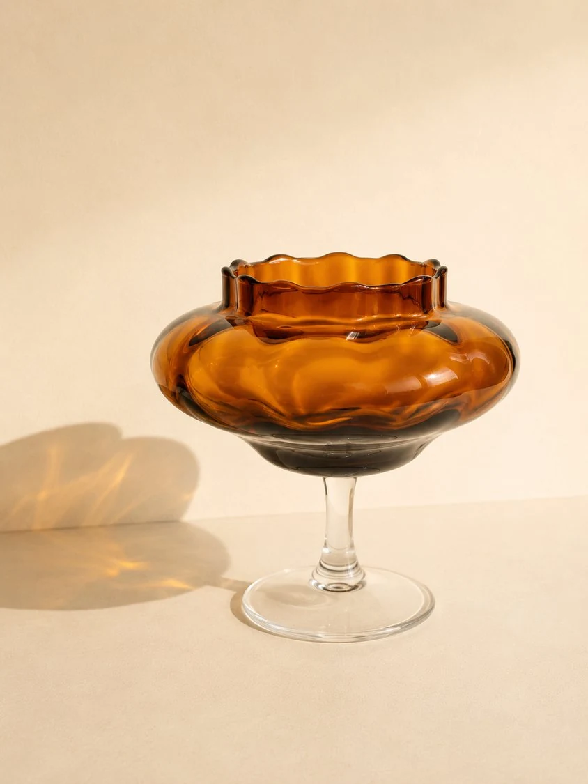 Coupe sur pied — verre d’Empoli