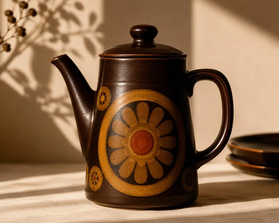 Denby Arabesque — la théière — grès anglais Denby Arabesque