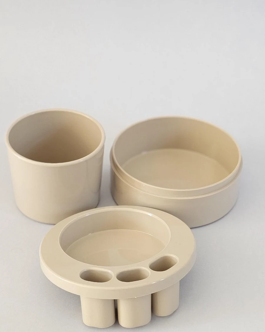 Organisateur Hasuike — composants — set salle de bain Gedy années 70