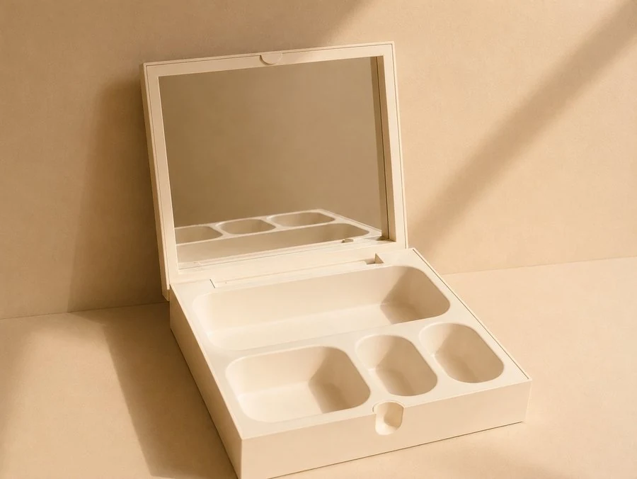 Boîte miroir Gedy beige